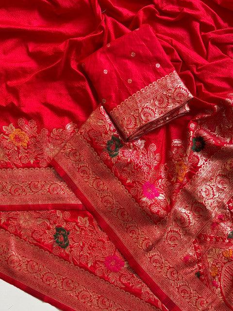 Soft Georgette Silk Saree with Self Jacquard Weaving & Multi-Weave Border - WhatsApp Image 2026-08-14 at 20.34.58 (2)