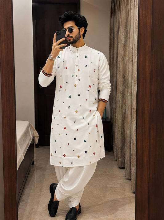 Rangilo Vol 2.0 Men's Navratri Kurta with Dhoti