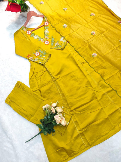 Party Wear Anarkali Kurti with Pant & Embroidered Dupatta - WhatsApp Image 2026-08-13 at 23.04.28 (2)