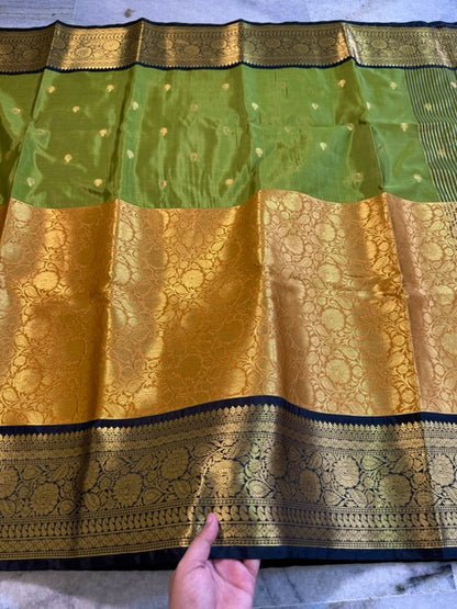 Banarasi Soft Silk Katan Half & Half Saree with Jall & Buti - WhatsApp Image 2026-08-14 at 20.15.42 (1)