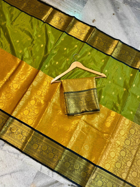 Banarasi Soft Silk Katan Half & Half Saree with Jall & Buti - WhatsApp Image 2026-08-14 at 20.15.44 (1)