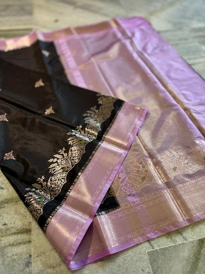 Banarasi Katan Silk Alfi Butti Saree with Jacquard Pallu - WhatsApp Image 2026-08-14 at 20.18.59