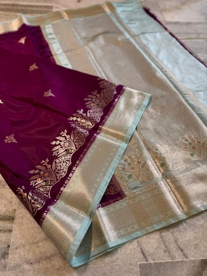 Banarasi Katan Silk Alfi Butti Saree with Jacquard Pallu - WhatsApp Image 2026-08-14 at 20.19.01