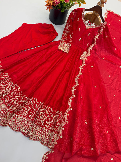 Fendy Silk Embroidered Gown with Pant & Dupatta Set - WhatsApp Image 2026-08-14 at 20.32.17