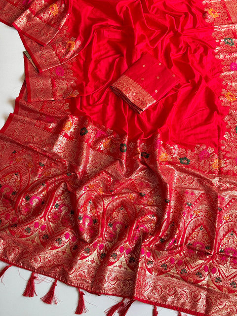 Soft Georgette Silk Saree with Self Jacquard Weaving & Multi-Weave Border - WhatsApp Image 2026-08-14 at 20.34.59 (1)