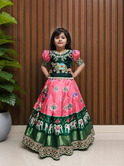 Kids Pure Heavy Silk Lehenga Choli with Digital Print & Maggam Work - WhatsApp Image 2026-08-14 at 20.39.56
