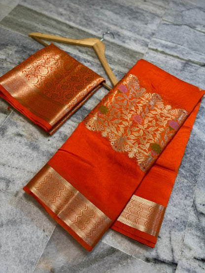Banarasi Viscose Silk Half Buti Ada Saree with Alfi Butta Weaving - WhatsApp Image 2026-08-14 at 21.03.03 (2)