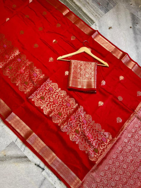 Banarasi Viscose Silk Half Buti Ada Saree with Alfi Butta Weaving - WhatsApp Image 2026-08-14 at 21.03.04