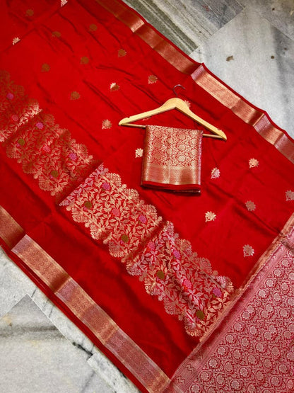 Banarasi Viscose Silk Half Buti Ada Saree with Alfi Butta Weaving - WhatsApp Image 2026-08-14 at 21.03.04