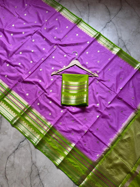 Banarasi Dyble Dupion Soft Silk Saree with Butti Weaving - WhatsApp Image 2026-08-14 at 21.25.07 (2)