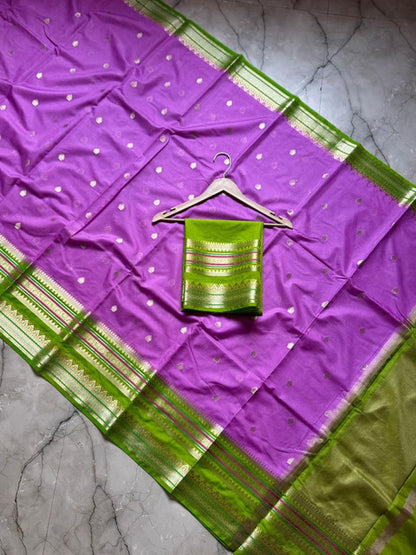 Banarasi Dyble Dupion Soft Silk Saree with Butti Weaving - WhatsApp Image 2026-08-14 at 21.25.07 (2)