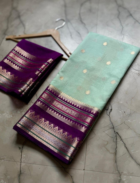 Banarasi Dyble Dupion Soft Silk Saree with Butti Weaving - WhatsApp Image 2026-08-14 at 21.25.09 (1)