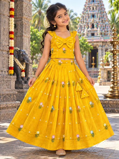 Mul Chanderi Embroidered Lehenga with Matching Tassels - WhatsApp Image 2026-09-02 at 10.30.27