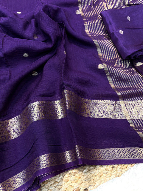 Pure Viscose Kota Doriya Saree with Jacquard Border and Butti - WhatsApp Image 2026-09-02 at 10.35.37 (3)