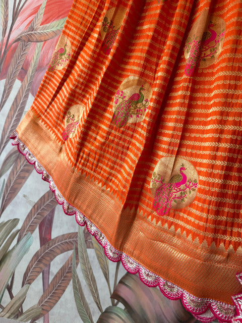 Peacock Theme Lehenga with Maggam Work Dupatta - WhatsApp Image 2026-09-02 at 10.39.42 (2)
