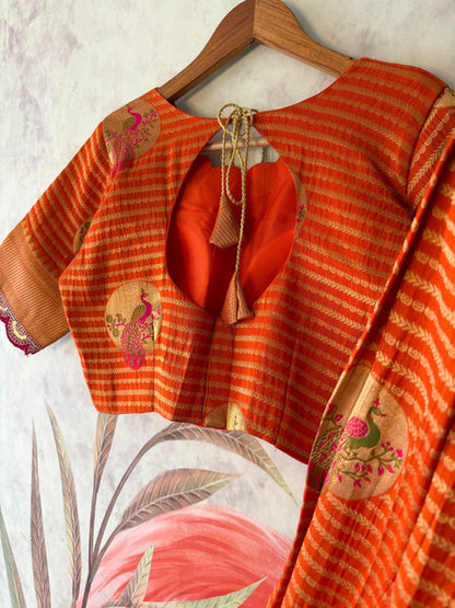 Peacock Theme Lehenga with Maggam Work Dupatta - WhatsApp Image 2026-09-02 at 10.39.43