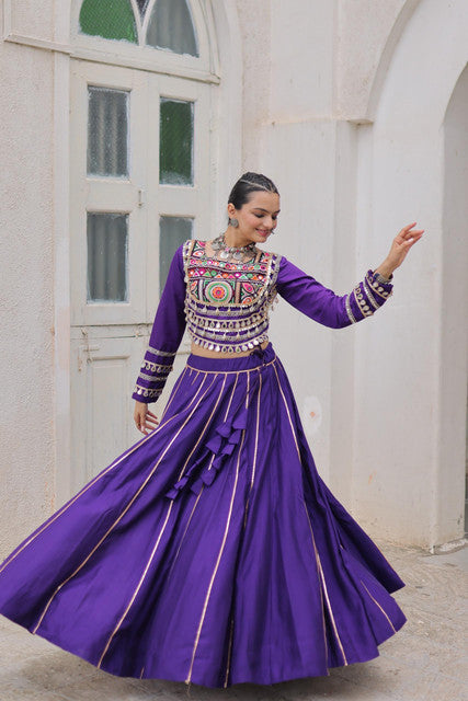 Navratri Roman Lehenga Choli with Gota-Patti and Mirror Lace Work - WhatsApp Image 2026-09-02 at 10.48.22 (1)