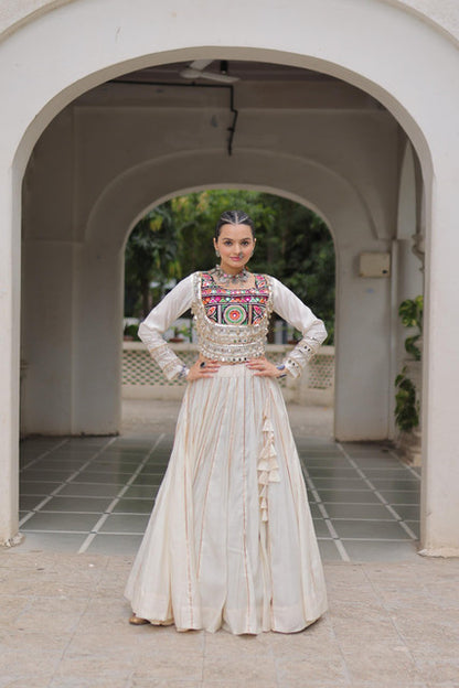 Navratri Roman Lehenga Choli with Gota-Patti and Mirror Lace Work - WhatsApp Image 2026-09-02 at 10.48.23 (1)