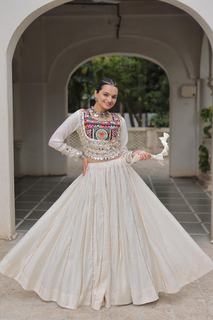 Navratri Roman Lehenga Choli with Gota-Patti and Mirror Lace Work - WhatsApp Image 2026-09-02 at 10.48.23