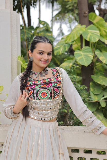 Navratri Roman Lehenga Choli with Gota-Patti and Mirror Lace Work - WhatsApp Image 2026-09-02 at 10.48.24