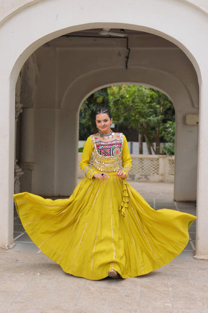 Navratri Roman Lehenga Choli with Gota-Patti and Mirror Lace Work - WhatsApp Image 2026-09-02 at 10.48.27