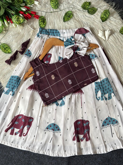 Little Kids Lehenga Choli with Elephant Print - WhatsApp Image 2026-09-02 at 10.49.21 (1)