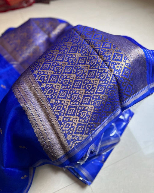Banarasi Raw Mango Silk Saree with Designer Border and Pallu - WhatsApp Image 2026-09-02 at 10.58.10