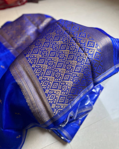 Banarasi Raw Mango Silk Saree with Designer Border and Pallu - WhatsApp Image 2026-09-02 at 10.58.10