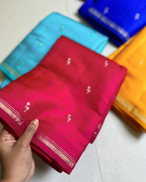 Banarasi Raw Mango Silk Saree with Designer Border and Pallu - WhatsApp Image 2026-09-02 at 10.58.14 (1)
