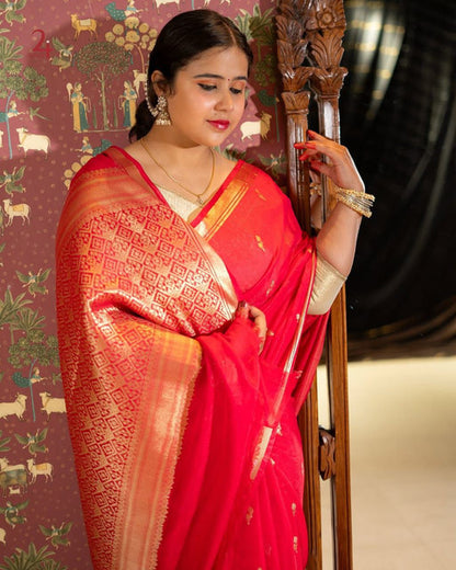 Banarasi Raw Mango Silk Saree with Designer Border and Pallu - WhatsApp Image 2026-09-02 at 10.58.17