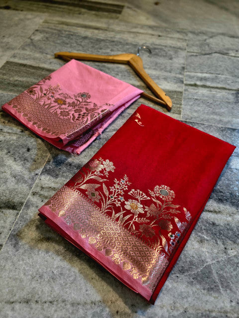 Banarasi Katan Silk Saree with Contrast Alfi Border and Zari Butti - WhatsApp Image 2026-09-02 at 11.08.43 (2)