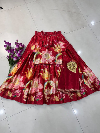 Position Foil Work Pure Silk Lehenga Choli Set - WhatsApp Image 2026-09-07 at 10.08.55