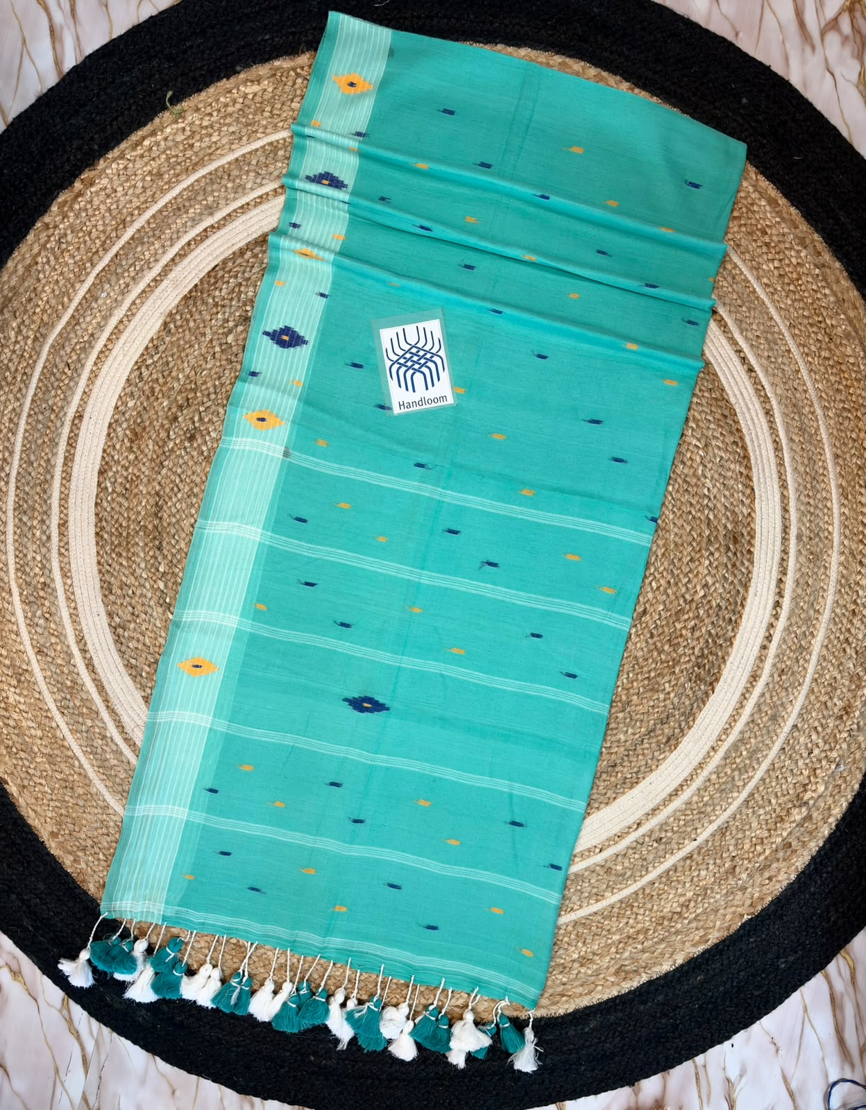Authentic Mul Cotton Handmade Saree – 120 Count