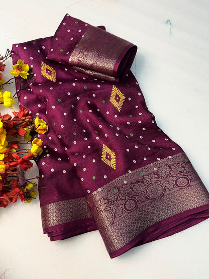 Soft Lightweight Georgette Saree with Matching Blouse