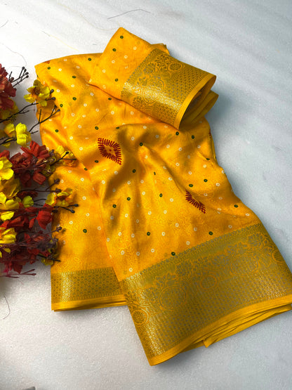 Soft Lightweight Georgette Saree with Matching Blouse