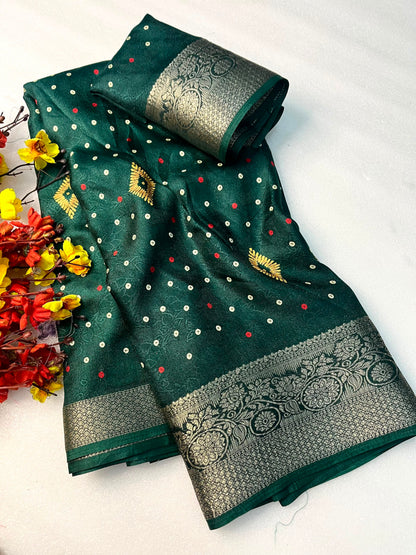 Soft Lightweight Georgette Saree with Matching Blouse