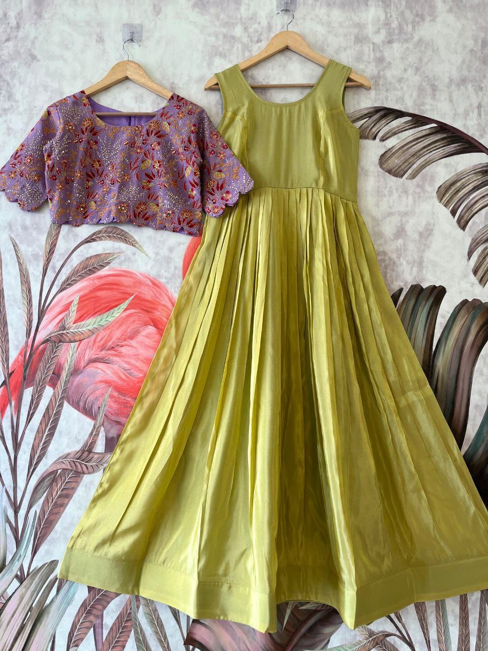 Tissue Gown with Viscose Crepe Position Work Coat